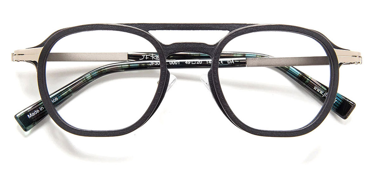 J.F. Rey® JF3069 JFR JF3069 0001 48 - 0001 Black/Silver Eyeglasses