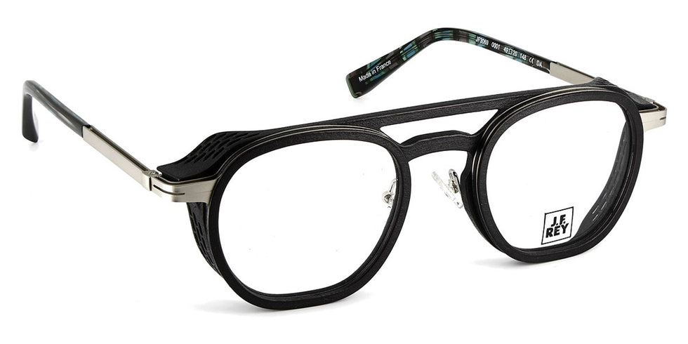 J.F. Rey® JF3069 JFR JF3069 0001 48 - 0001 Black/Silver Eyeglasses