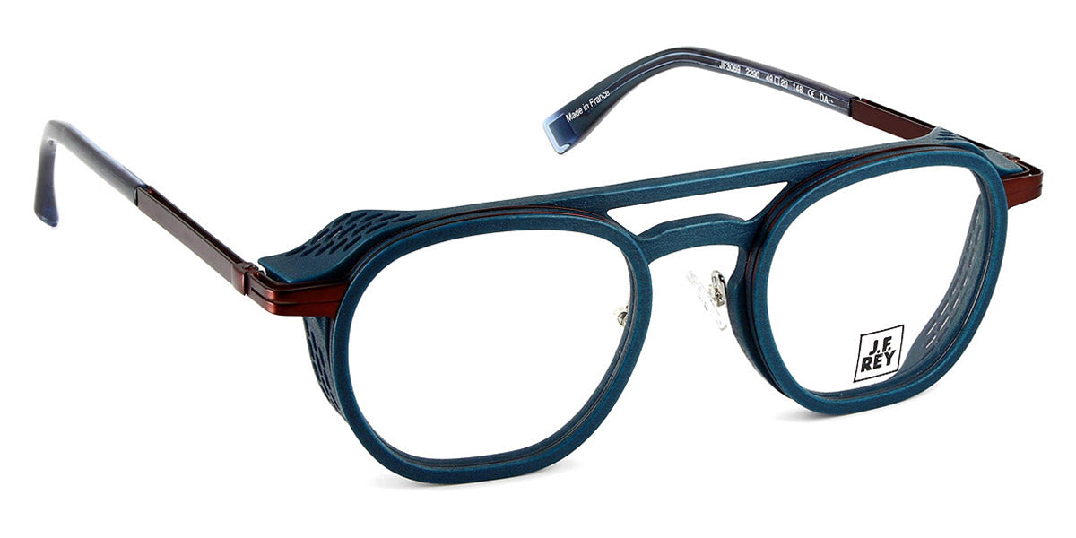 J.F. Rey® JF3069 JFR JF3069 2290 48 - 2290 Blue/Brown Eyeglasses