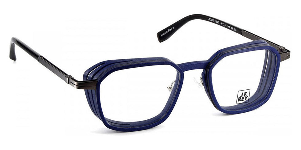 J.F. Rey® JF3070 JFR JF3070 2805 50 - 2805 Blue/Gray Gun Eyeglasses
