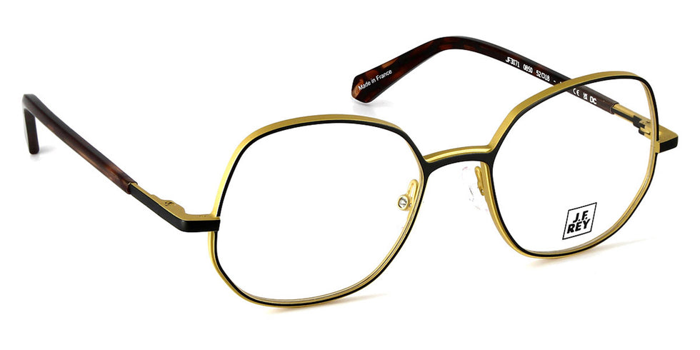 J.F. Rey® JF3071 JFR JF3071 0850 52 - 0850 Black/Yellow Eyeglasses