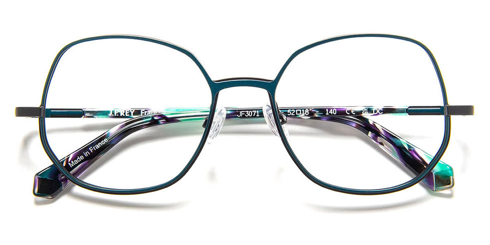 J.F. Rey® JF3071 JFR JF3071 4400 52 - 4400 Blue Peacock/Black Eyeglasses