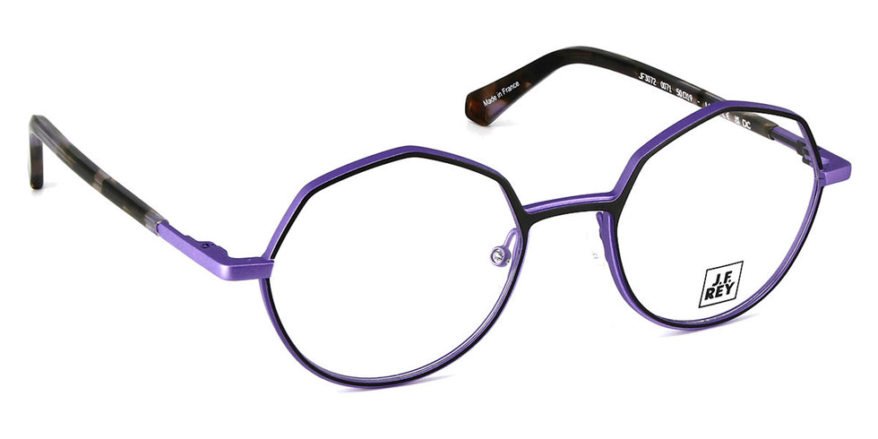 J.F. Rey® JF3072 JFR JF3072 0071 50 - 0071 Black/Lilac Eyeglasses