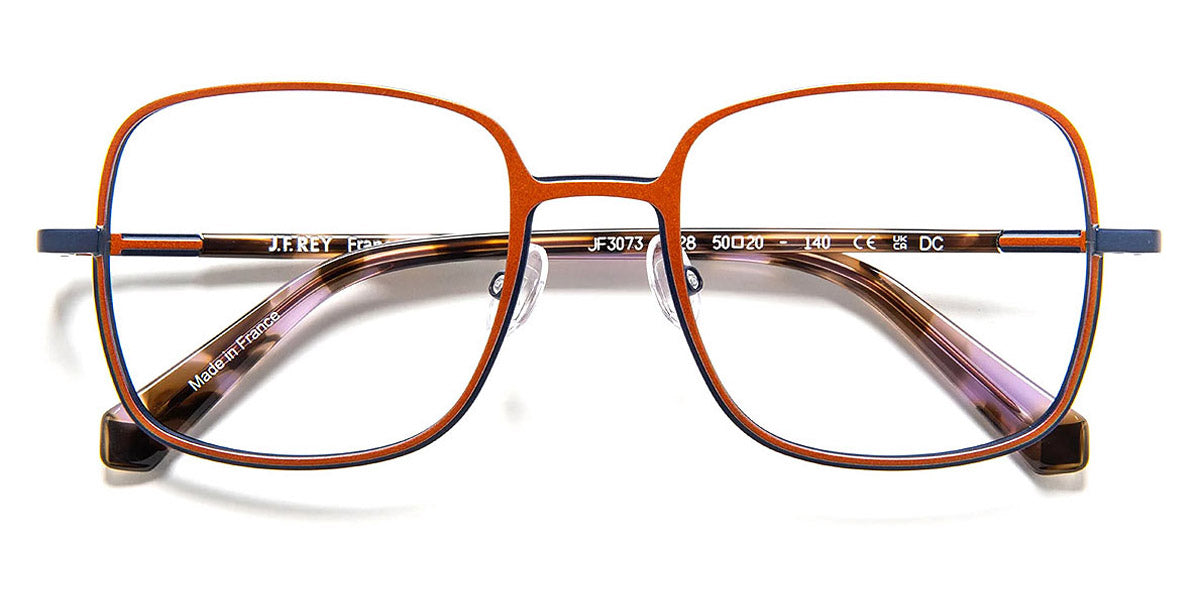 J.F. Rey® JF3073 JFR JF3073 3328 50 - 3328 Orange/Blue Eyeglasses