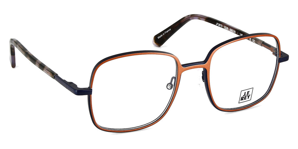 J.F. Rey® JF3073 JFR JF3073 3328 50 - 3328 Orange/Blue Eyeglasses