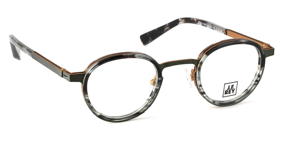 J.F. Rey® JF3074 JFR JF3074 9815 43 - 9815 Demi Gray/Green/Beige Eyeglasses