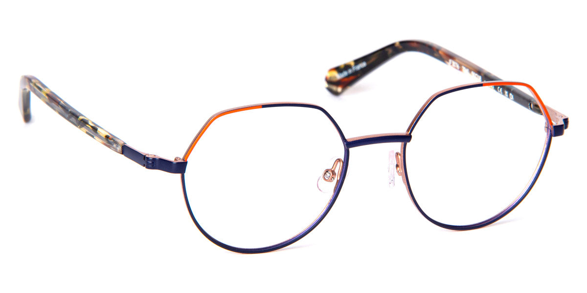 J.F. Rey® JF3076 JFR JF3076 7060 50 - 7060 Plum / Tangerin Eyeglasses