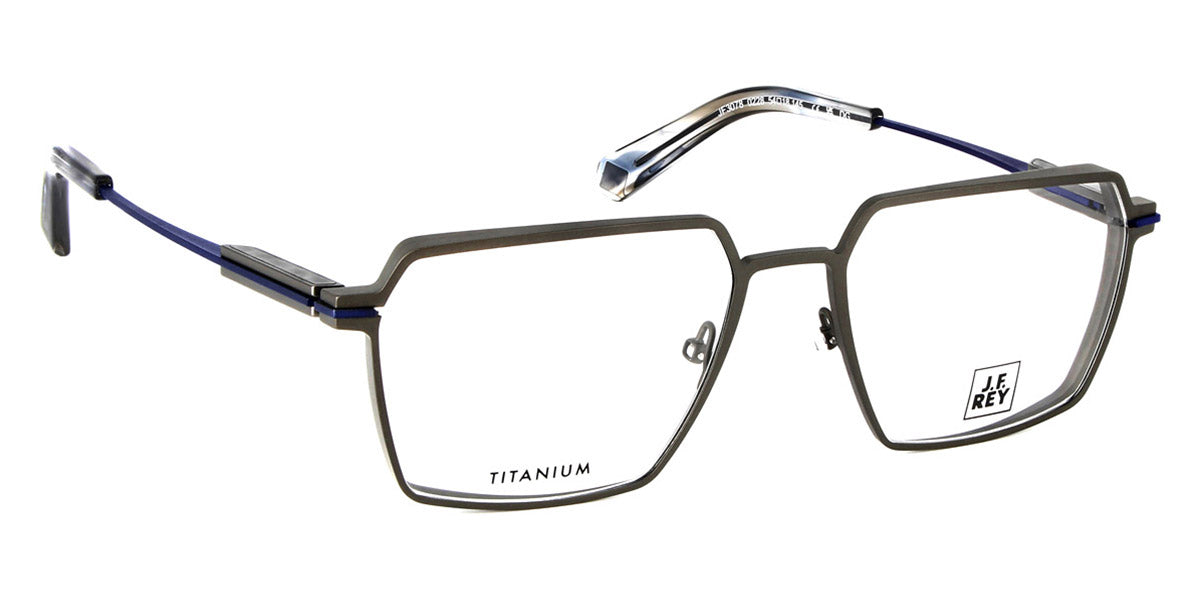 J.F. Rey® JF3078 JFR JF3078 0228 54 - 0228 Gun/Blue Eyeglasses