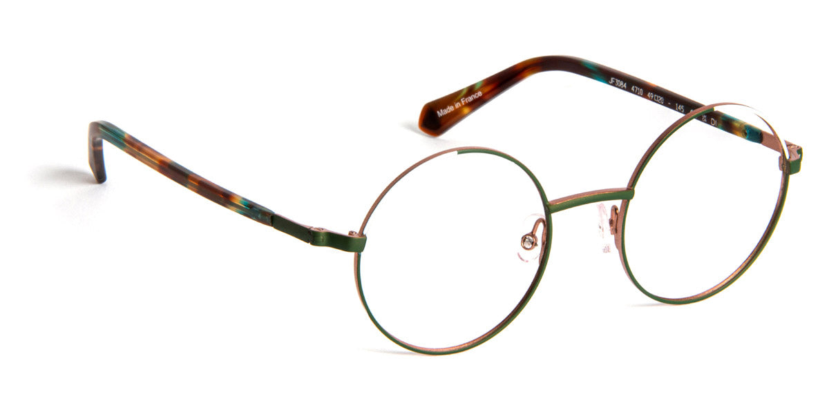 J.F. Rey® JF3084 JFR JF3084 4710 49 - 4710 Green Pine / White Eyeglasses