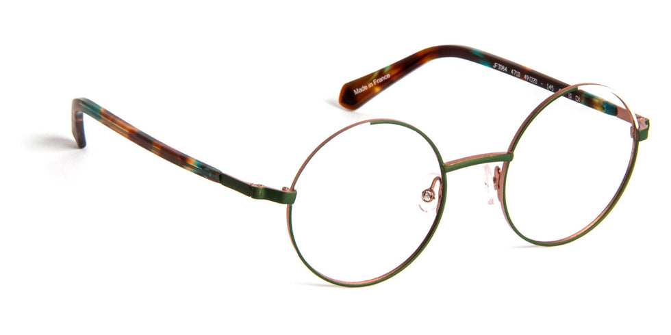 J.F. Rey® JF3084 JFR JF3084 4710 49 - 4710 Green Pine / White Eyeglasses