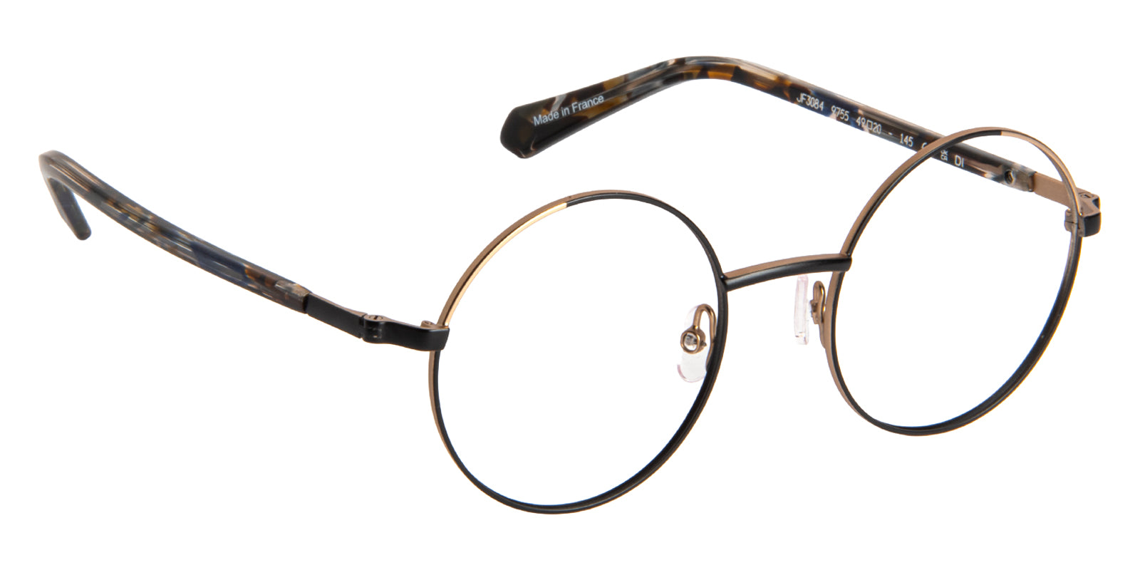 J.F. Rey® JF3084 JFR JF3084 9755 49 - Cocoa/Gold Eyeglasses