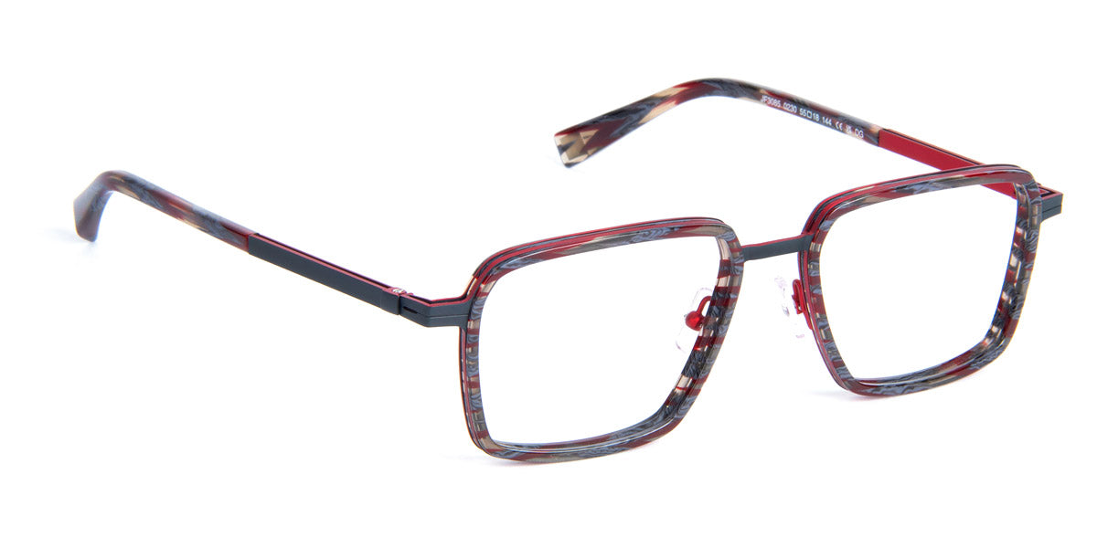 J.F. Rey® JF3085 JFR JF3085 0230 55 - 0230 Nice Black/Red Eyeglasses