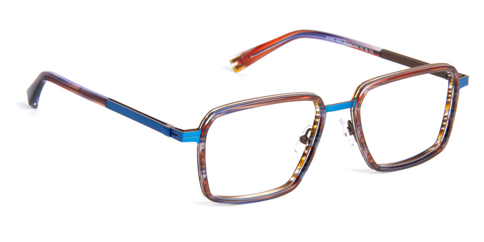 J.F. Rey® JF3085 JFR JF3085 9825 55 - 9825 Brown/Blue Eyeglasses