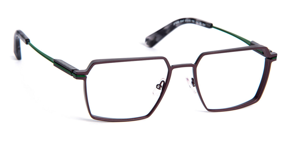 J.F. Rey® JF3086 JFR JF3086 0047 57 - 0047 Black/Green Eyeglasses