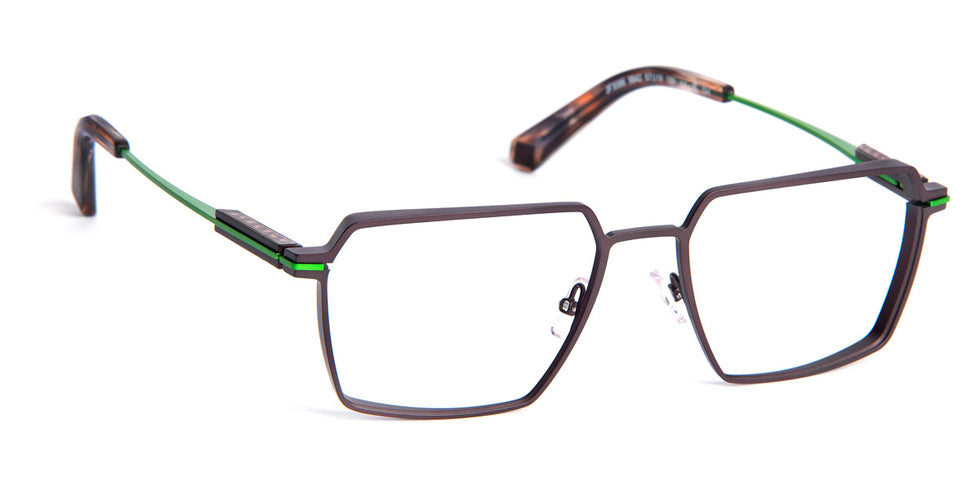 J.F. Rey® JF3086 JFR JF3086 9842 57 - 9842 Brown/Green Eyeglasses