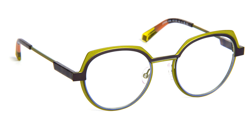 J.F. Rey® JF3096 JFR JF3096 4398 50 - 4398 Khaki / Chocolate Eyeglasses