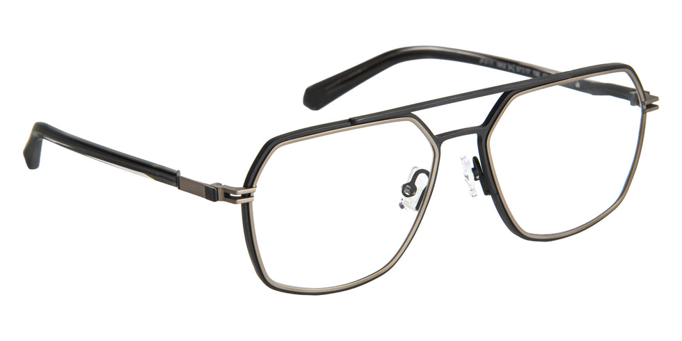 J.F. Rey® JF3111 JFR JF3111 0802 57 - Black/Gun Eyeglasses