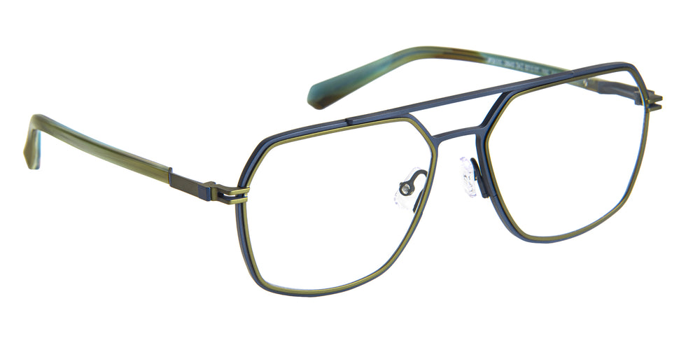 J.F. Rey® JF3111 JFR JF3111 2843 57 - Blue/Khaki Eyeglasses