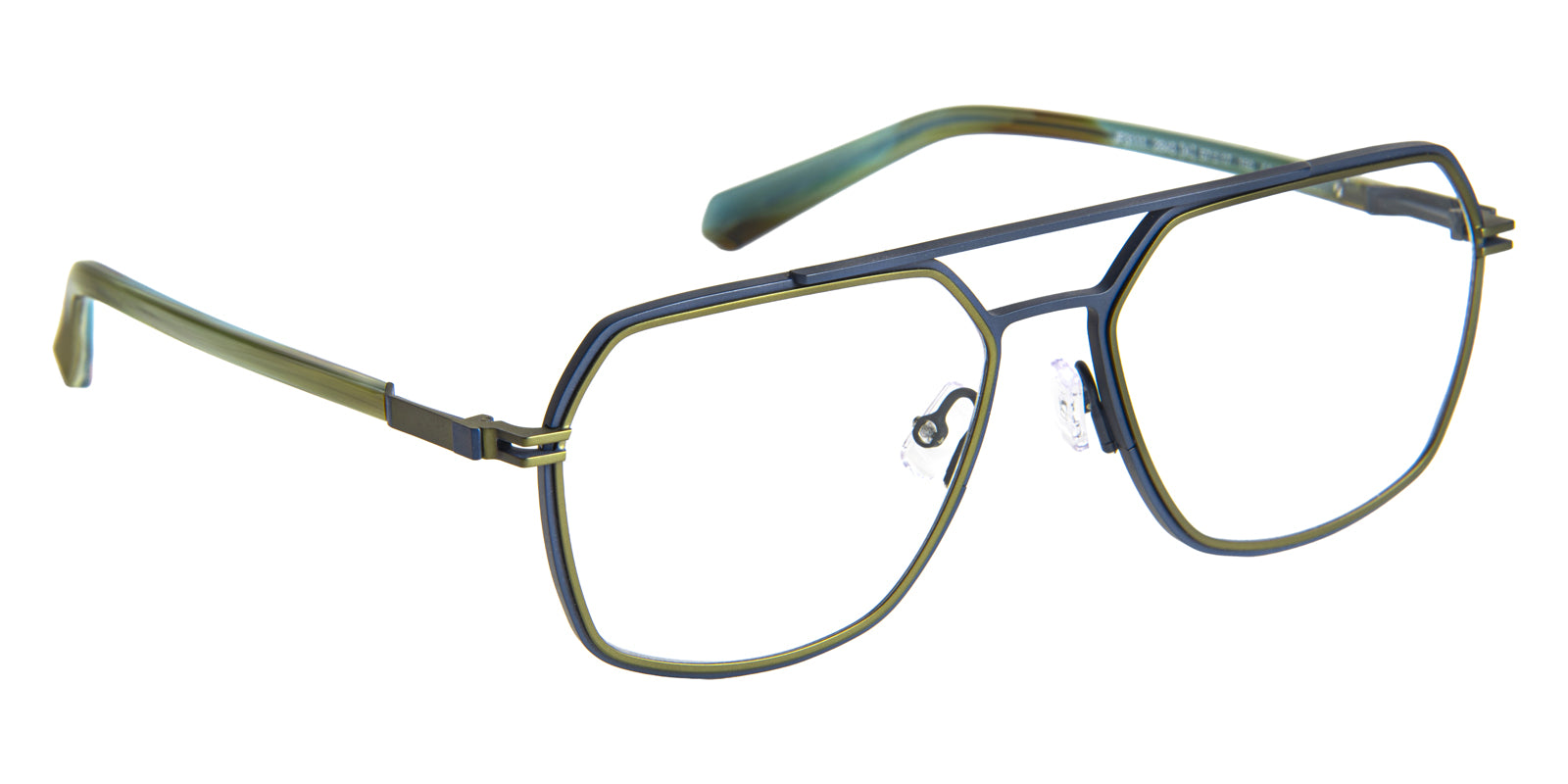 J.F. Rey® JF3111 JFR JF3111 2843 57 - Blue/Khaki Eyeglasses
