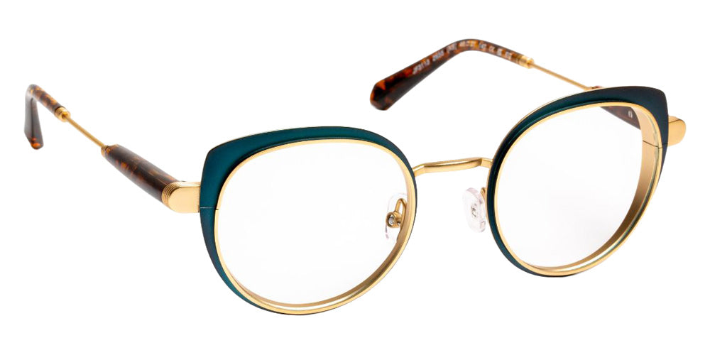 J.F. Rey® JF3113 JFR JF3113 2655 46 Eyeglasses - Turquoise/Gold Matte