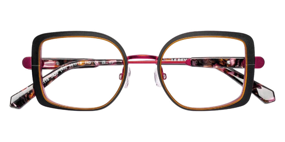 J.F. Rey® JF3115 JFR JF3115 0830 46 Eyeglasses - Black/Red