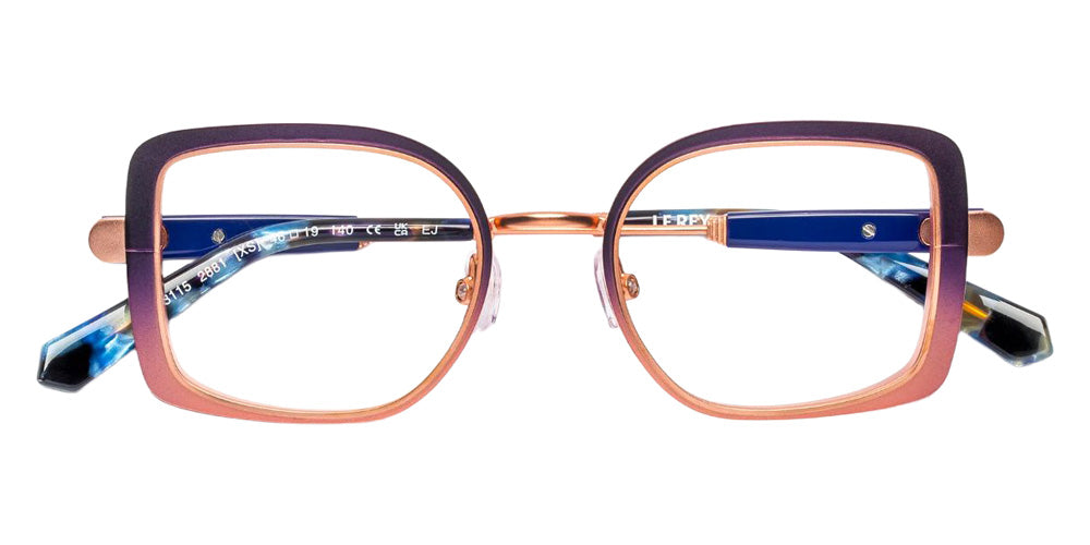 J.F. Rey® JF3115 JFR JF3115 2881 46 Eyeglasses - Midnight Blue/Rose Gold