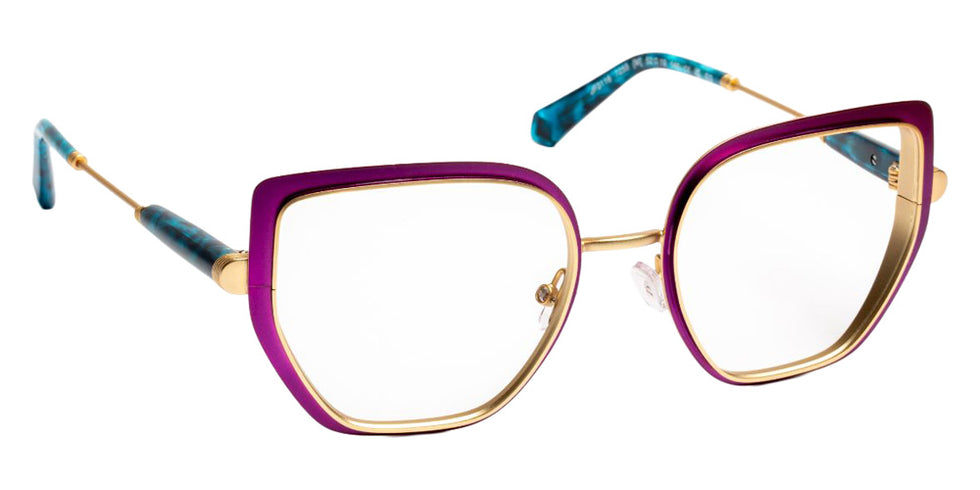 J.F. Rey® JF3116 JFR JF3116 7255 52 Eyeglasses - Plum/Satin Gold