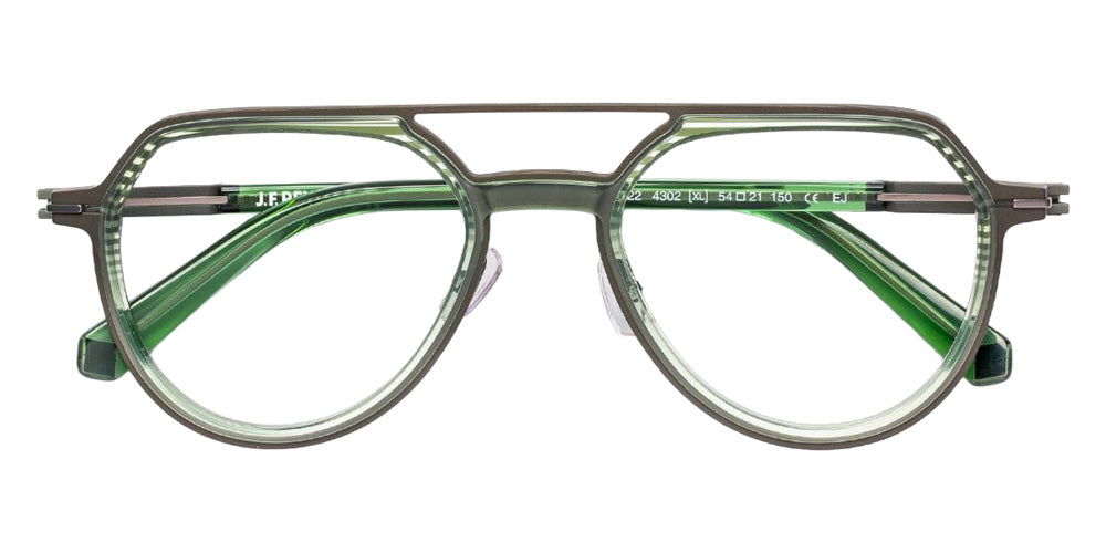 J.F. Rey® JF3122 JFR JF3122 4302 54 Eyeglasses - Green Gradient/Ruthenium