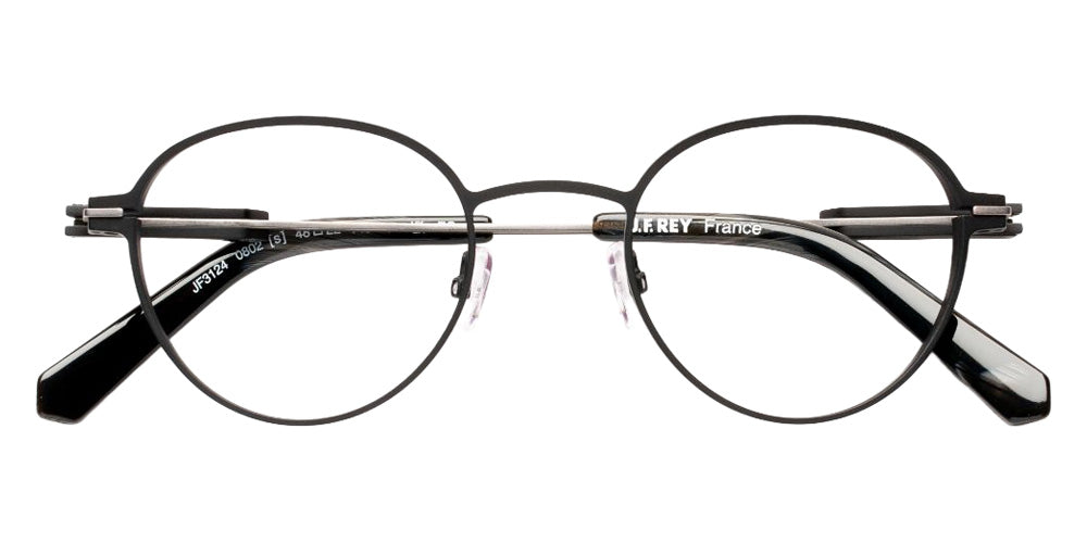 J.F. Rey® JF3124 JFR JF3124 0802 48 Eyeglasses - Black/Ruthenium