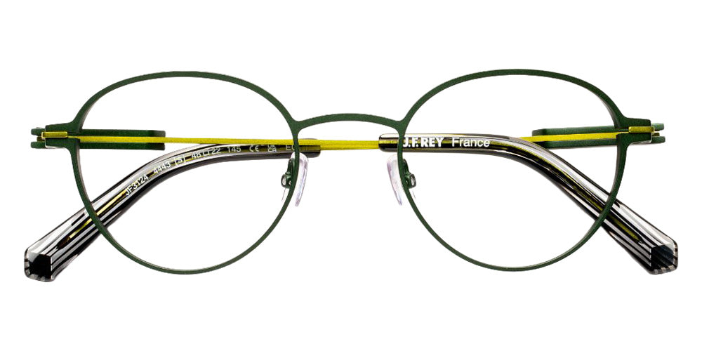 J.F. Rey® JF3124 JFR JF3124 4443 48 Eyeglasses - Khaki/Apple Green