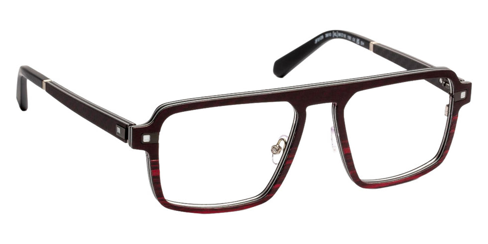 J.F. Rey® JF3129 JFR JF3129 3610 56 Eyeglasses - Burgundy/Aluminium