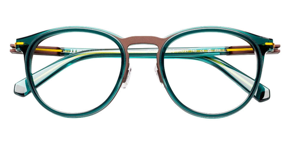 J.F. Rey® JF3132 JFR JF3132 4498 51 Eyeglasses - Green/Brown/Yellow