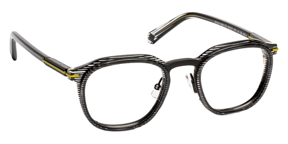 J.F. Rey® JF3133 JFR JF3133 0850 49 Eyeglasses - Striped Black/Green