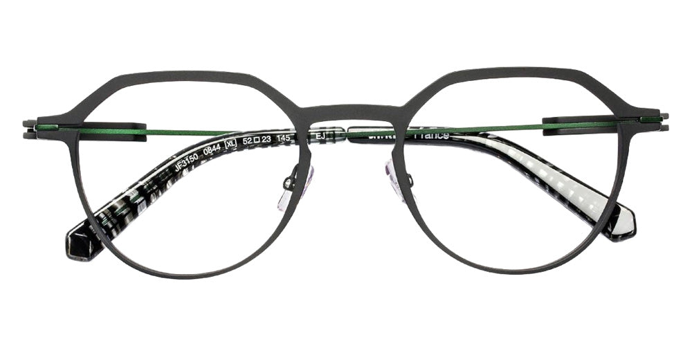 J.F. Rey® JF3150 JFR JF3150 0844 52 Eyeglasses - Black/Green