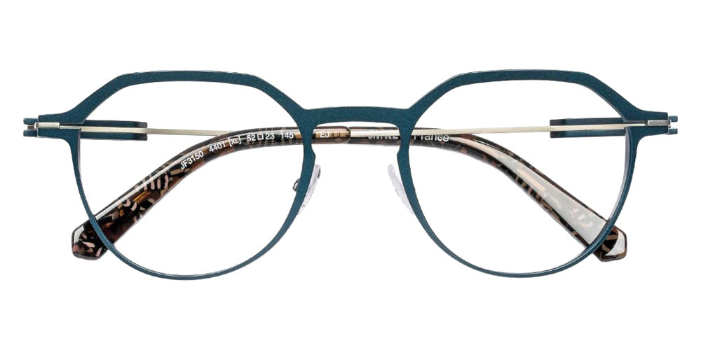 J.F. Rey® JF3150 JFR JF3150 4401 52 Eyeglasses - Pea Blue/Silver