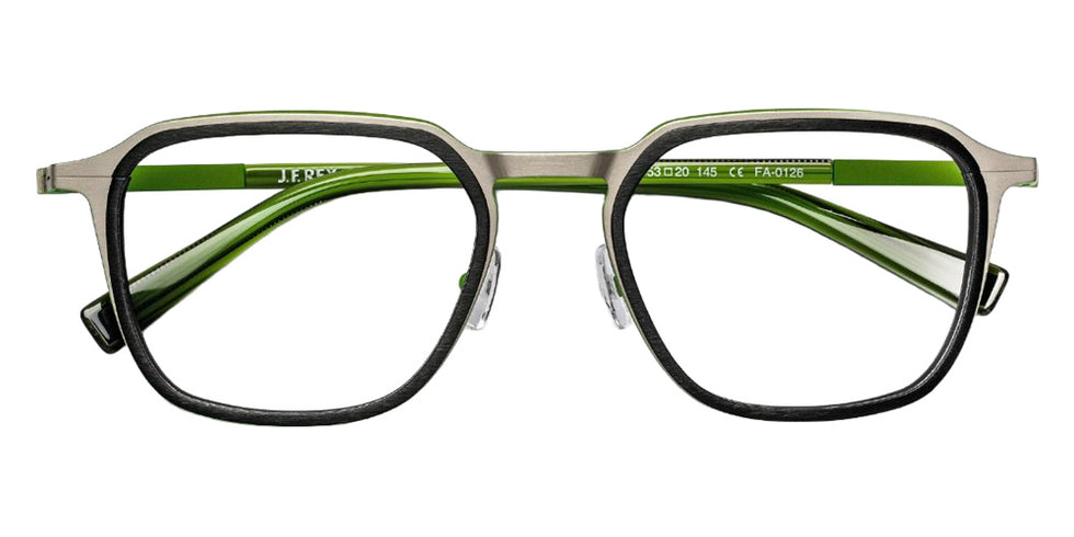 J.F. Rey® JF3152 JFR JF3152 0208 53 Eyeglasses - Ruthenium/Brushed Black