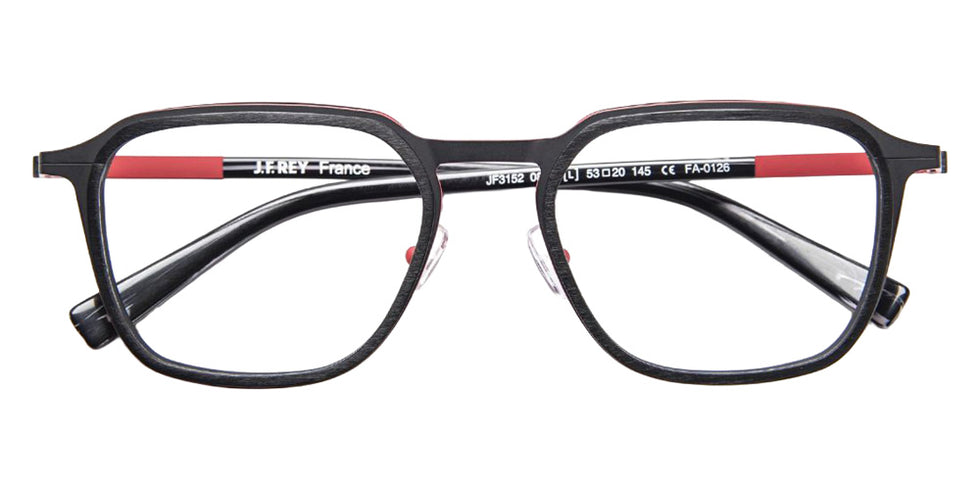 J.F. Rey® JF3152 JFR JF3152 0830 53 Eyeglasses - Black/Red