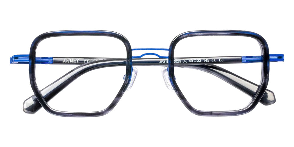 J.F. Rey® JF3157 JFR JF3157 0029 49 Eyeglasses - Black/Blue