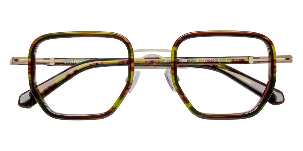 J.F. Rey® JF3157 JFR JF3157 9955 49 Eyeglasses - Mahogany Brown/Brushed Gold