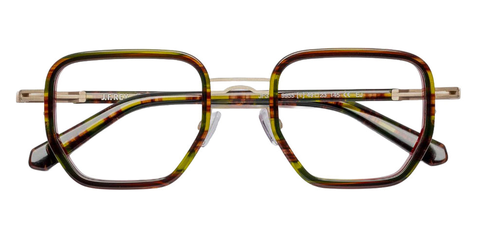 J.F. Rey® JF3157 JFR JF3157 9955 49 Eyeglasses - Mahogany Brown/Brushed Gold