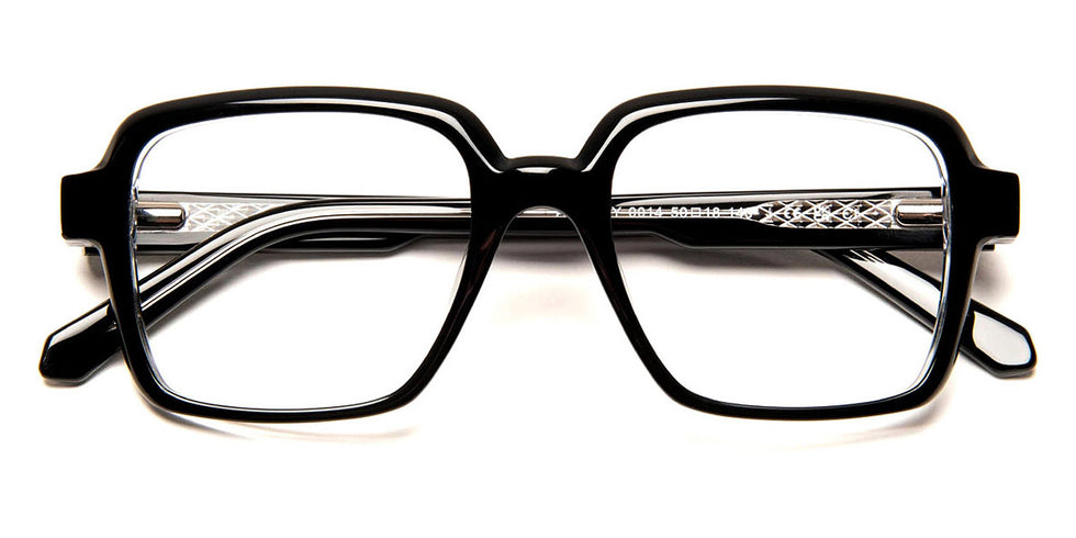 J.F. Rey® Amaury JFR Amaury 0014 50 - 0014 Black/White/Crystal Eyeglasses