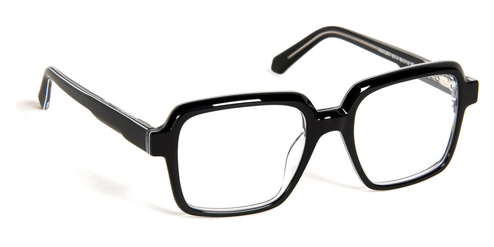 J.F. Rey® Amaury JFR Amaury 0014 50 - 0014 Black/White/Crystal Eyeglasses