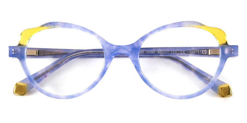 J.F. Rey® Biscuit JFR Biscuit 7050 45 - 7050 Purple/Yellow Eyeglasses