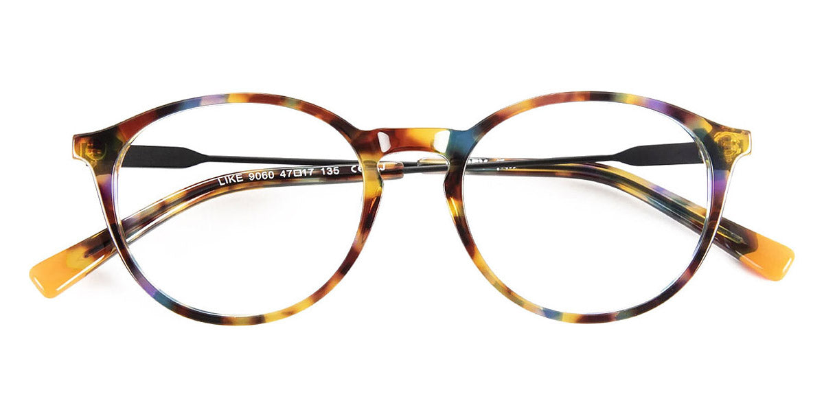 J.F. Rey® Like Kids JFR Like Kids 9060 47 - 9060 Demi Yellow/Satin Black Eyeglasses