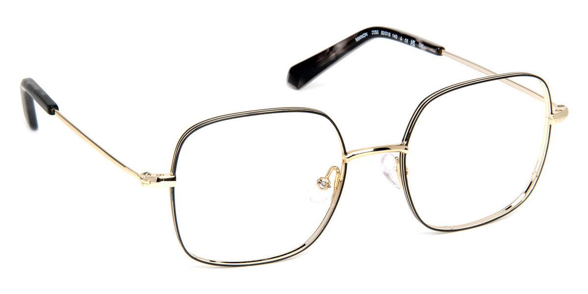 J.F. Rey® Manon JFR Manon 0050 50 - 0050 Black/Shiny Gold Eyeglasses