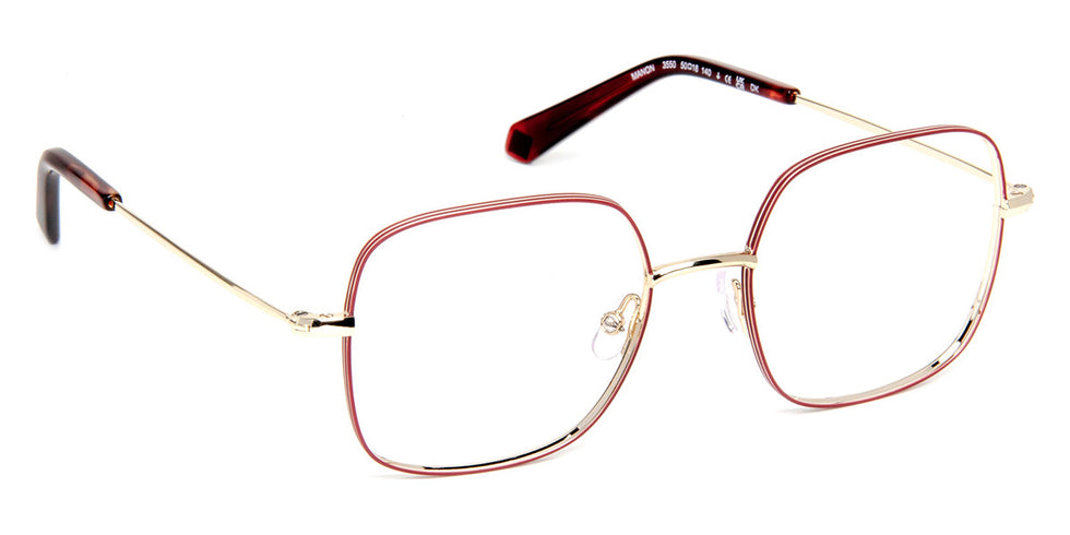 J.F. Rey® Manon JFR Manon 3550 50 - 3550 Raspberry/Shiny Gold Eyeglasses