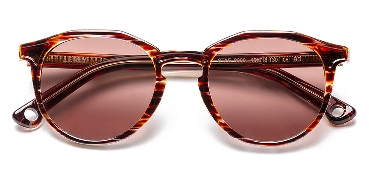 J.F. Rey® Star JFR Star 9000 45 - 9000 Stripes Brown Sunglasses