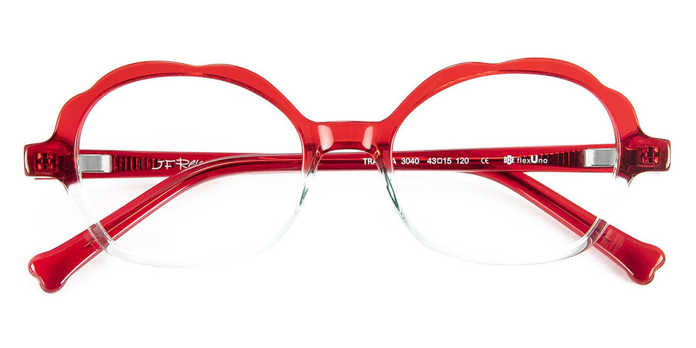 J.F. Rey® Tralala JFR Tralala 3040 43 - 3040 Red/Green Eyeglasses