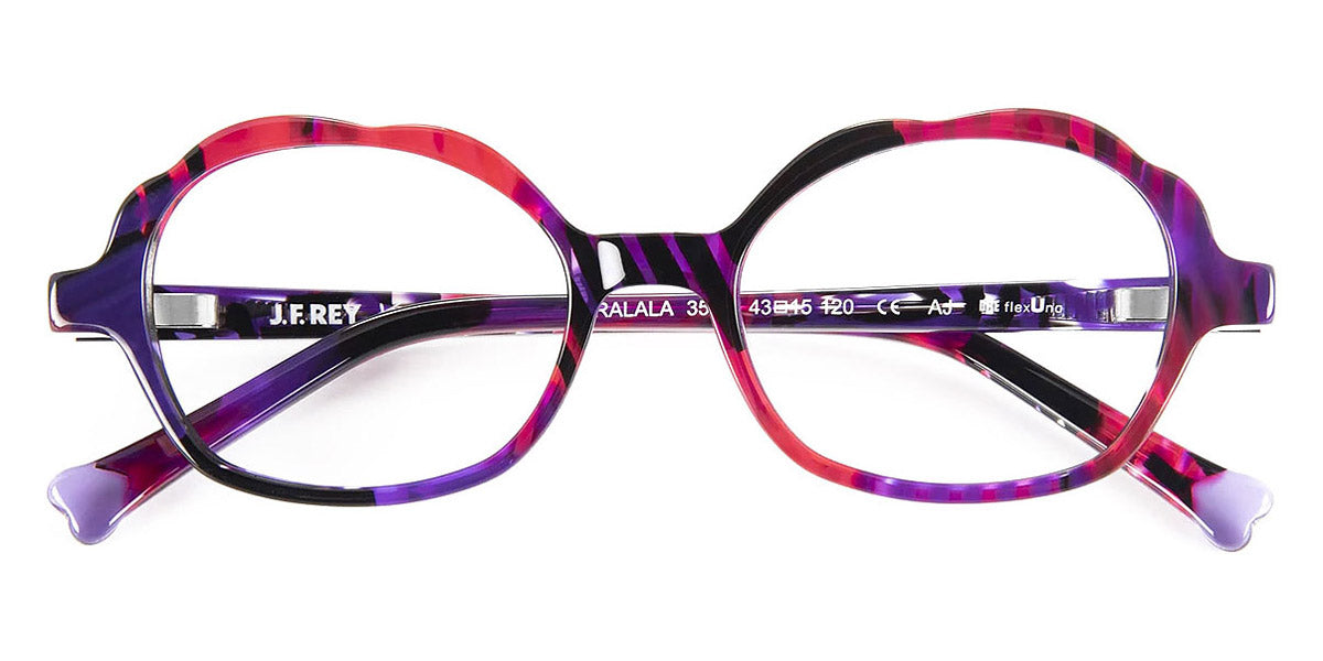 J.F. Rey® Tralala JFR Tralala 3575 43 - 3575 Red/Plum Lace Eyeglasses