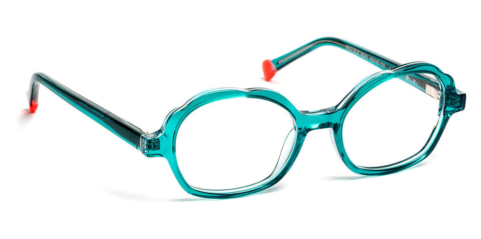 J.F. Rey® Tralala JFR Tralala 4040 43 - 4040 Green/Red Glitter Eyeglasses